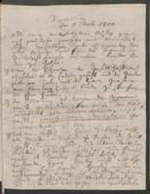 Brief von Johann Jacob Kohlhaas