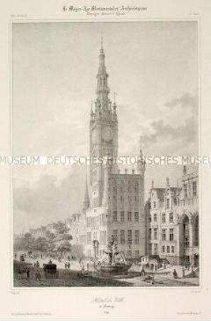 Danzig, Rathaus (Nr. 94 aus Le Moyen-Age Monumental et Archéologique)
