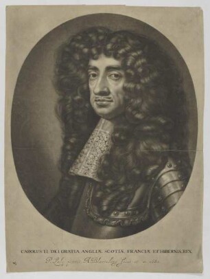 Bildnis des Carolus II, Anglia Rex