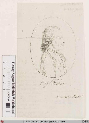Bildnis Carl Gottlieb Fischer