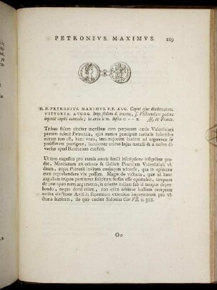 Petronius. Maximus. [ ... mit Abbildungsbeschreibung].