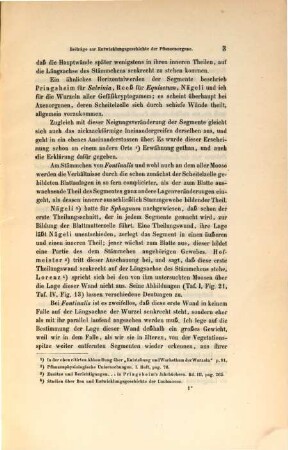 Beiträge zur Entwicklungsgeschichte der Pflanzenorgane : I. Wachsthum des Stämmchens von Fontinalis antipyretica ; mit 4 Tafeln ; vorgelegt in der Sitzung am 13. Februar 1868