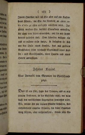 Zehntes Kapitel. Was Asmodi dem Spanier im Speisehause zeigt