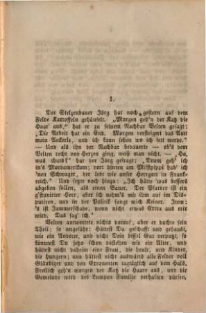 C. Spindler's Werke, 80. Volksgeschichten ; Bd. 1