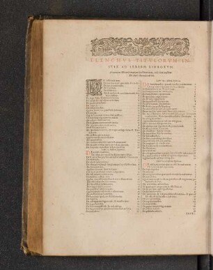 Elenchus Titulorum Instit. ad Seriem Librorum.