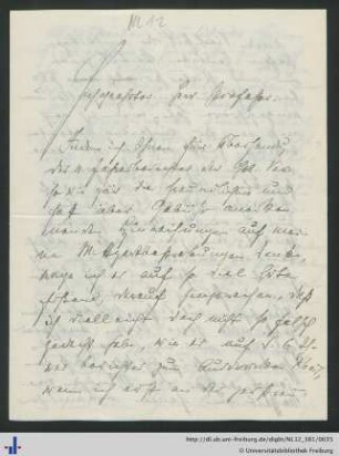 Brief vom 05.05.1911.