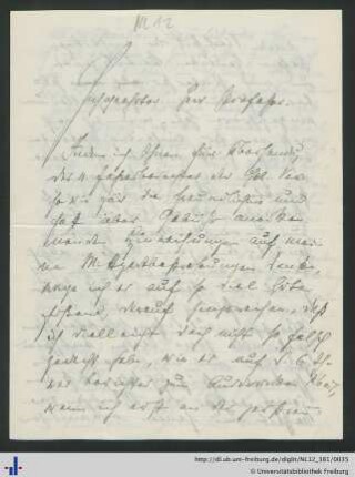 Brief vom 05.05.1911.
