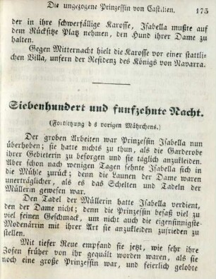 Siebenhundert und funfzehnte Nacht