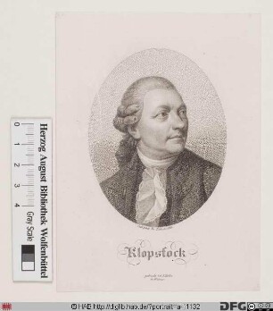 Bildnis Friedrich Gottlieb Klopstock