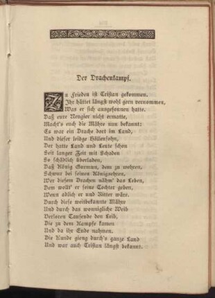 Der Drachenkampf.