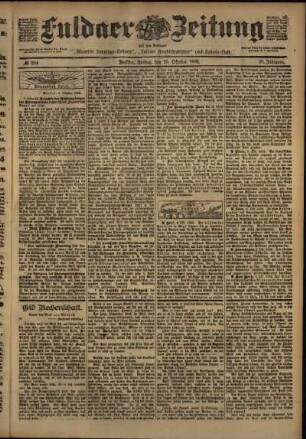 Ausgabe vom Freitag, den 10. Oktober 1902.