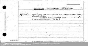 Entwicklung Konstruktion