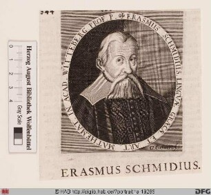 Bildnis Erasmus Schmidt
