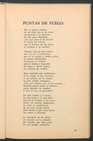 Puntas de fuego