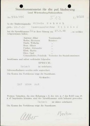 Haisch, Wilhelm