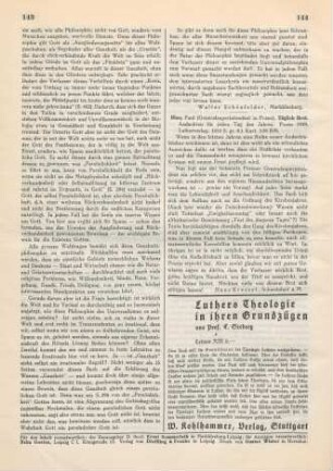144 [Rezension] Blau, Paul, Täglich Brot