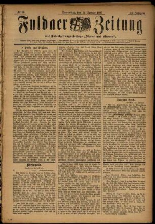 Ausgabe vom Donnerstag, den 14. Januar 1897.