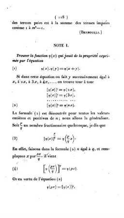 Note I et Note II.