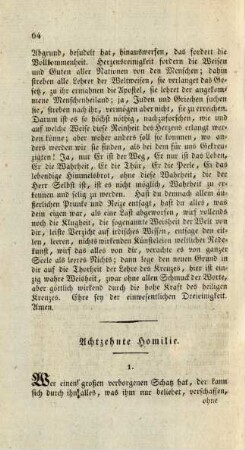 Achtzehnte Homilie