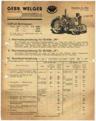 Schlepper für landwirtschaftliche Maschinen