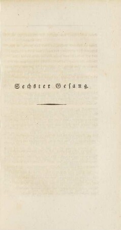 Sechster Gesang