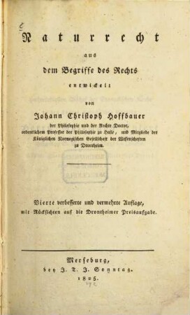 Naturrecht