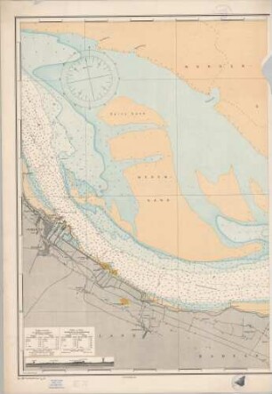 139 Nordsee; deutsche Küste. Die Elbe von Cuxhaven bis Brunsbüttelkoog