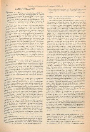 426 [Rezension] Ebeling, Gerhard, Psalmenmeditationen