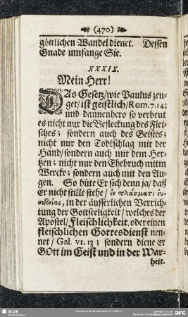XXXIX. Die Nichtigkeit der Sitten-Frömmigkeit