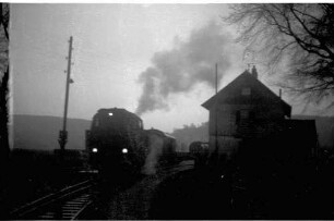 Dampflok 15, Bahnhof Bingen