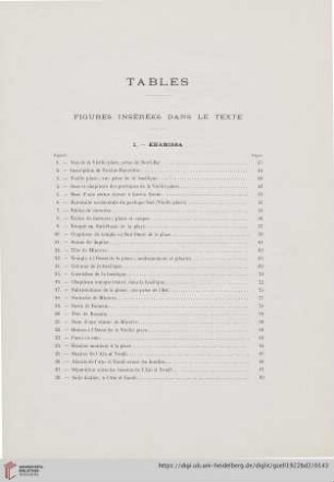 Tables