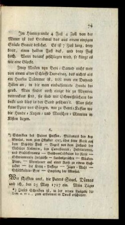6. Schreiben des Vaters Poisson, Mißionars bey ...