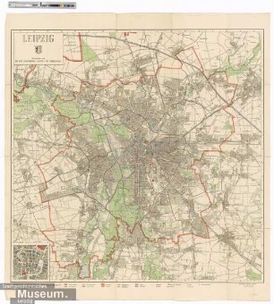 Leipzig - Bearbeitet vom Rat des Stadtkreises Leipzig/ Abt. Vermessung