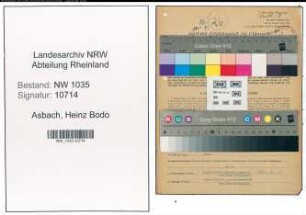 Entnazifizierung Heinz Bodo Asbach , geb. 23.08.1909 (Physiker)