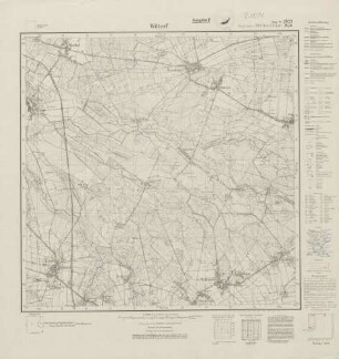 2923 (alte Nr.: 1456) Wittorf, Meßtischblatt (4cm - Karte)