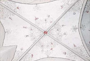 Ornamentale Ausmalung mit figürlichen Elementen
