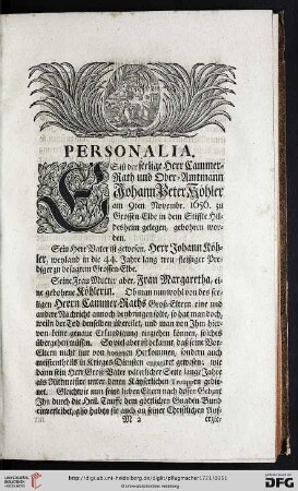 Personalia