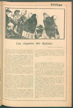Las vísperas del Apóstol