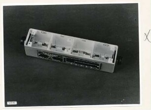 Tiefpass TP 10 Ansicht von oben, offen, Foto 1959