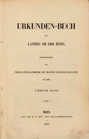 Urkunden-Buch des Landes ob der Enns, 4