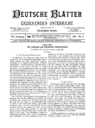 Die Anfänge des kindlichen Seelenlebens : (Fortsetzung)
