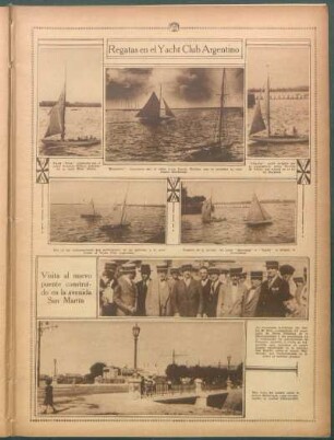 Regatas en el Yacht Club Argentino