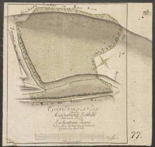 Geometrischer Plan über den herrschaftl. Kohlwald Fahrnauer Forst Enckensteiner Banns