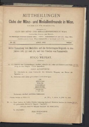 N° 35. April 1893. Wien