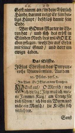 Das Eilffte - Funffzehende.