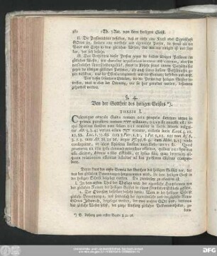 §. 4. Von der Gottheit des heiligen Geistes.