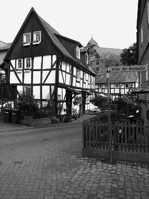 Fachwerkhaus; Schlitz, Hainbuche 8, Hainbuche 10