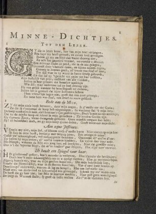 Minne-Dichtjes.