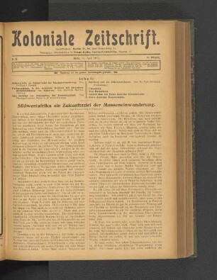 Nr. 17. Berlin, 21. April 1911. 12. Jahrgang.