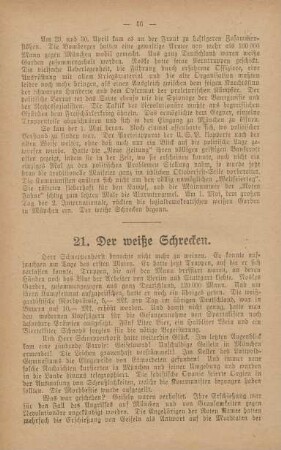 21. Der weiße Schrecken